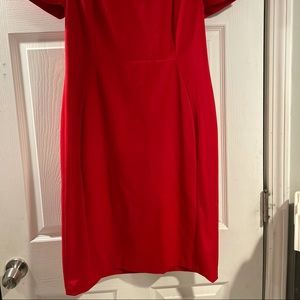 Calvin Klein red dress perfect for a special event